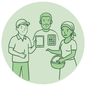 Acopio inclusivo y asesoría técnica